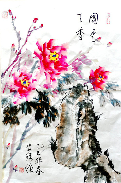 翠益風流 素華映月——殷安瑜（軍旅書法家、畫家）繪畫作品展